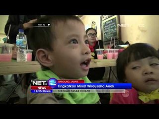 Puluhan Anak Pedagang di Pasar Cihapit Ikuti Kelas Inspirasi - NET12