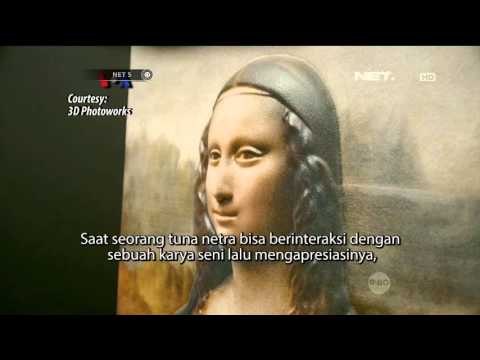 Cara Para Tuna Netra Menikmati Lukisan Maha Karya Pelukis Terkenal Dunia - NET5
