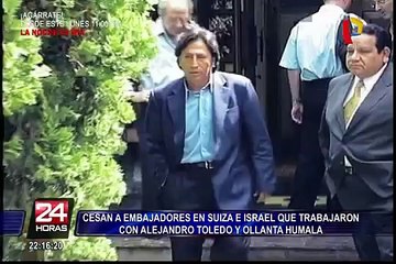 Cancillería cesa de sus funciones a embajadores de Suiza e Israel