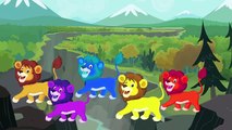 Lion Finger Family Nursery Finger Family Rhymes For Children | Animal Finger Family Rhymes For Kids