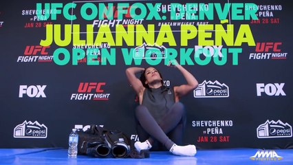 UFC on FOX 23: Julianna Pena Workout Highlights