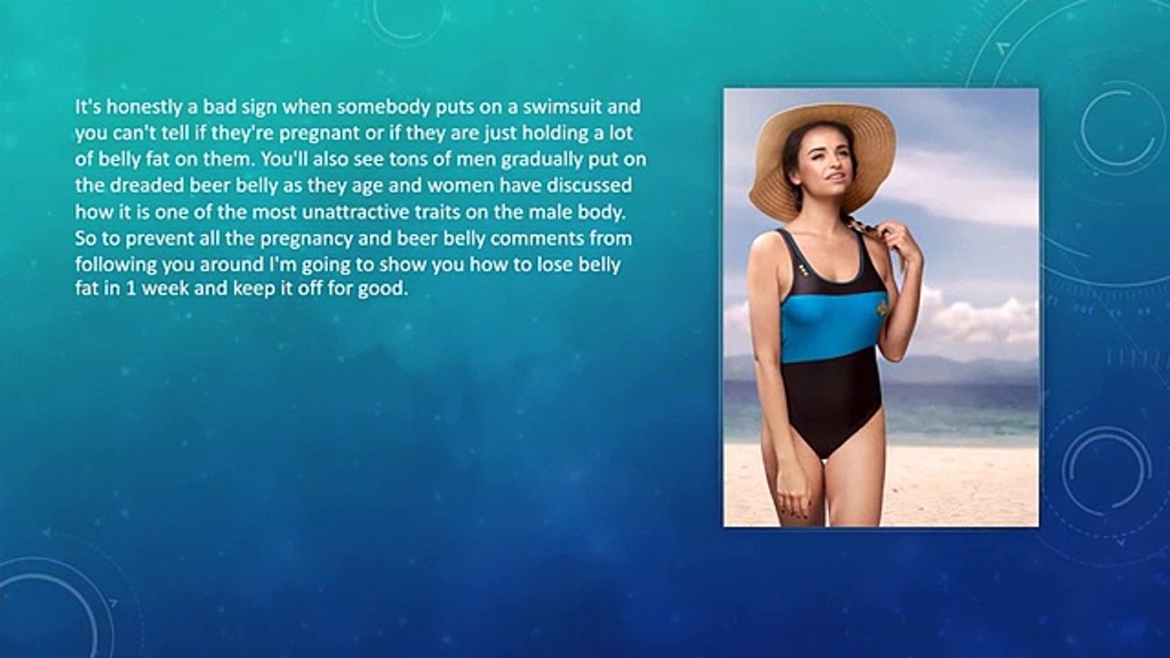 Lose Belly Fat In 1 Week Fast