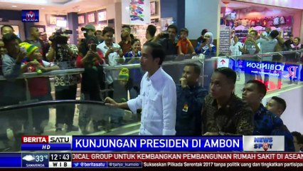 Mampir ke Maluku City Mal, Jokowi Beli 2 Buku