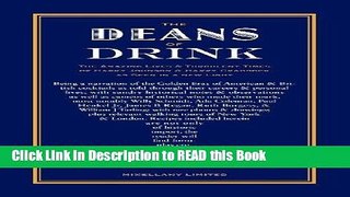 Download eBook THE DEANS OF DRINK Full eBook
