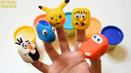 Five Little Monsters Jumping on the bed Halloween Nursery Rhymes