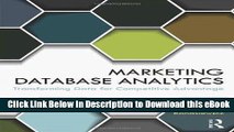 [Read Book] Marketing Database Analytics: Transforming Data for Competitive Advantage Mobi