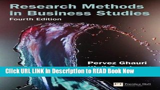 [PDF] Research Methods in Business Studies (4th Edition) FULL eBook