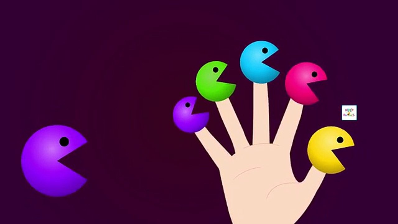 Pacman Cartoon Finger Family Song Pacman Daddy Finger Songs