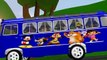 Mickey Mouse Cartoons 3D Wheels On The Bus Go Round And Round Nursery Rhymes Animated