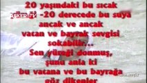 -20 Derecedeki suda yüzen Mehmetçik