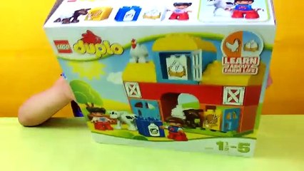 Lego Duplo My First Farm and Surprise eggs Mickey Frozen Jake the neverland pirates