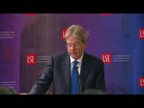 Londra - Gentiloni interviene alla London School of Economics (09.02.17)