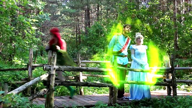 Spiderman, Frozen Elsa & BABIES! w/ Pink Spidergirl Joker Maleficent Ariel Mermaid Rapunze