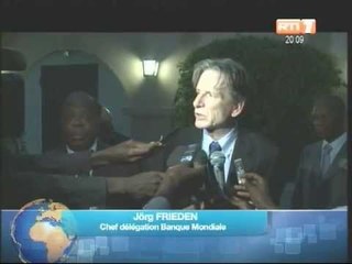 La délégation de la Banque Mondiale a rencontré le président Banny et les membres de la CRDV