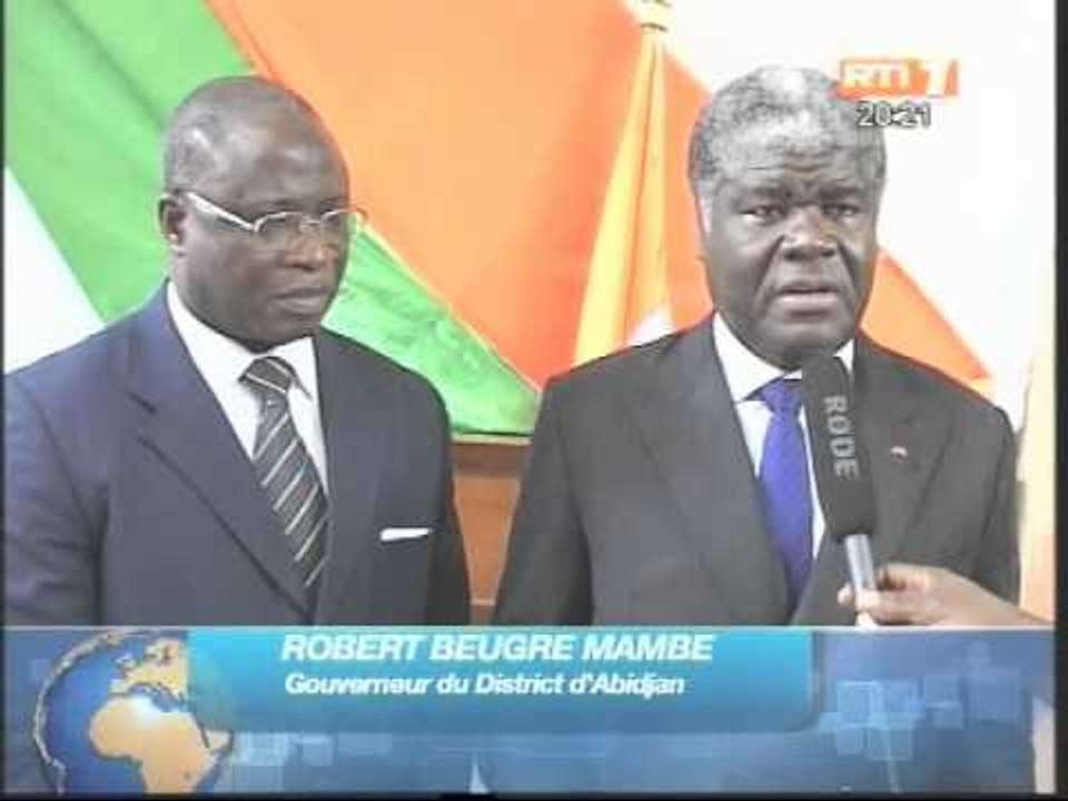 District d'Abidjan et l'ANAder au secours des populations defavorisées