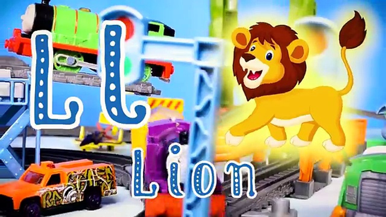ABC - Crashes of Thomas and friends - Funny Learning Video