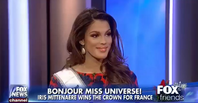 65th Miss Universe Iris Mittenaere Interview - Fox & Friends Show