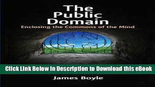 [Read Book] The Public Domain: Enclosing the Commons of the Mind Mobi