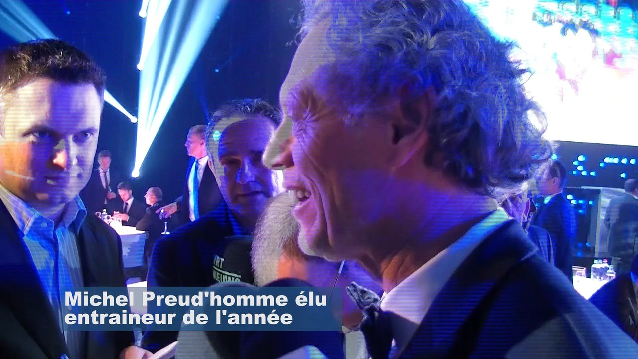 L'entraîneur du Club de Bruges, Michel Preud'homme, 'Entraîneur de l'année 2016