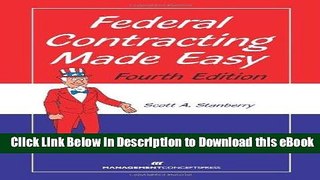 DOWNLOAD Federal Contracting Made Easy, Fourth Edition Mobi