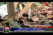 EEUU: fuerte temporal deja 26 heridos y 250 casas destruídas