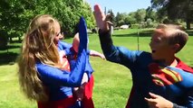 Spiderman vs Frozen Elsa   Bad BABY JOKER Kidnapped by Maleficent vs Superman, Spidergirl Supergirl