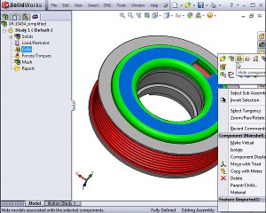 Clutches with EMS in SolidWorks