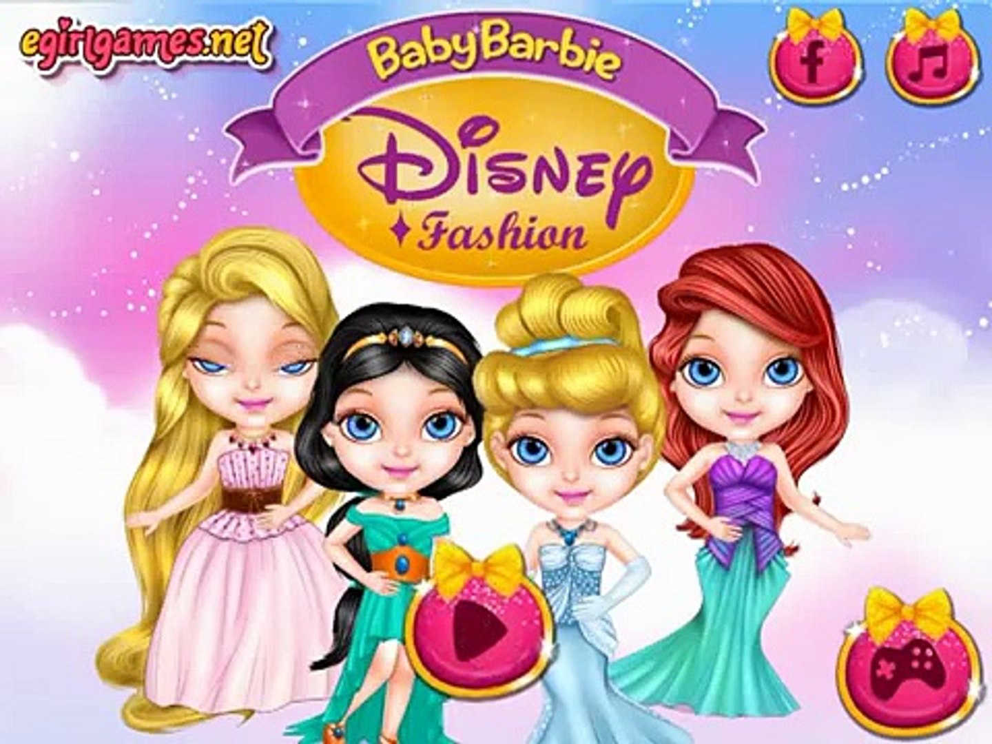 Disney Frozen Games - Baby Barbie Disney Fashion - Disney Princess Games for Girls