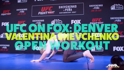 UFC on FOX 23: Valentina Shevchenko Workout Highlights