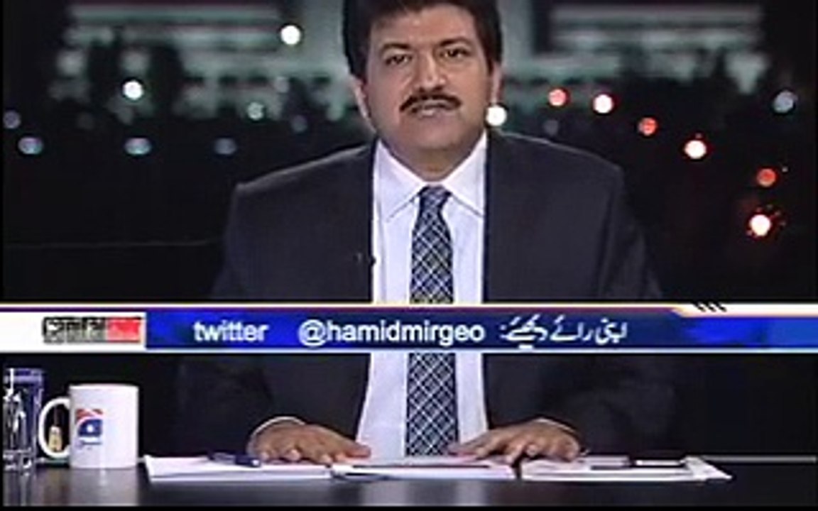Hammid Mir's hard reply to Dr Amir Liaqat in his show.