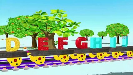 ABC Alphabet Songs For Pre School Kids | Alphabets Travelling On Train | Funny Songs