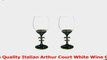 Italian Arthur Court White Wine Glass FleurDeLis 2Piece Set Wine Glasses set of 2 Free c42d6e5b