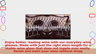 PowerLead Pwin E002 Set of 2 Wine Glasses 135 Oz Large White Wine Glassware 100 Lead 2b6d6026