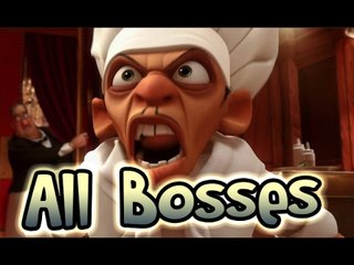 Ratatouille All Bosses | All Chase Scenes (PSP) + Ending