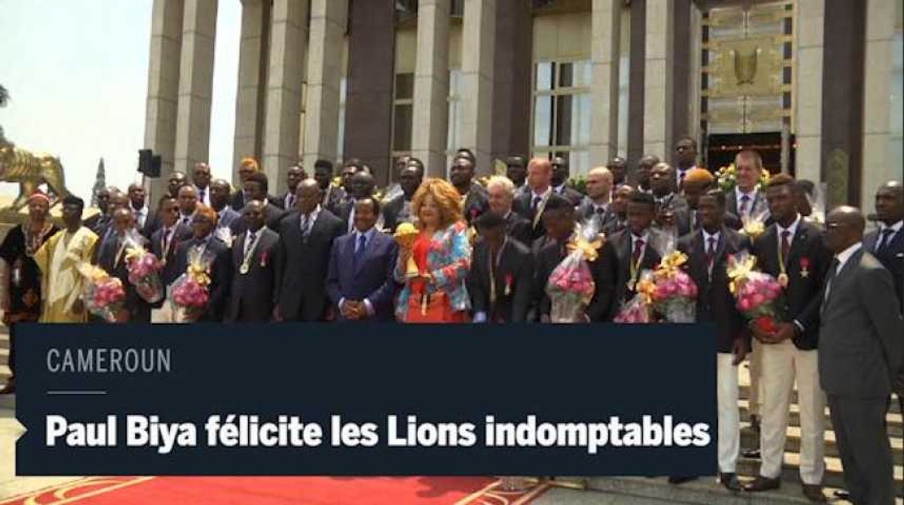 Cameroun: Paul Biya félicite les Lions indomptables