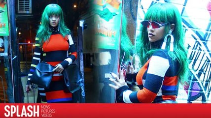 Un vistazo a la colorida sesión fotográfica para la revista Paper de Rihanna