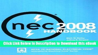[Read Book] National Electrical Code 2008 Handbook (National Electrical Code Handbook) Kindle