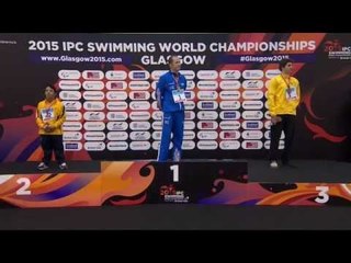 Men's 200m IM SM6 | Victory Ceremony | 2015 IPC Swimming World Championships Glasgow