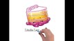 Easy drawing tutorial Shopkins Linda layer cake, apple bloosom, Cupcake chic - Kiddie Toys