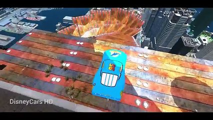 Spider Man Driving Lightning Mcqueen Nursery Rhymes Songs for Children with Action