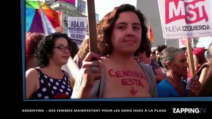 Argentine : des femmes se mobilisent contre l’interdiction des seins nus à la plage (Vidéo)
