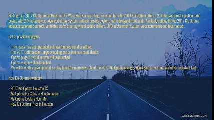 2017 Kia Optima Turbo for Sale