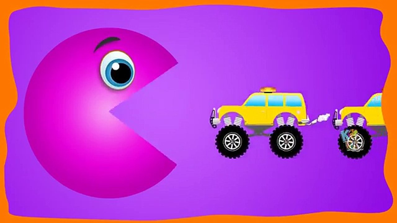 Learn Colors With Pacman for Kids - Packman Truck - Fun Learning Videos for Kids #FunnyLearning