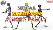 Metal Skeleton Assembling Finger Family Nursery Rhyme | Crazy Skeleton Finger Family Songs