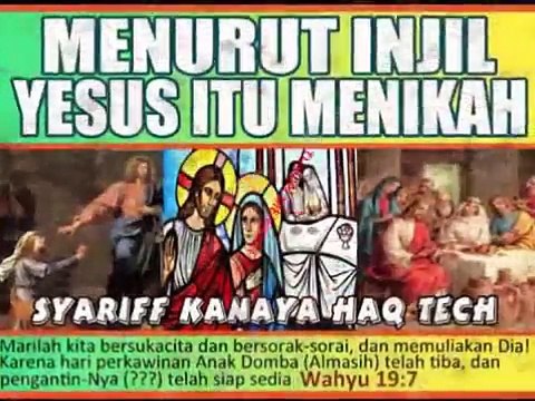 Kristen Harus Tahu : Inilah 101 BUKTI YESUS BUKAN TUHAN ! Adakah Umat Kristen Yang Mau Membantah ?