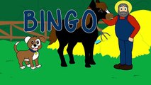 BINGO THE DOG - Childrens Songs Nursery Rhymes Bingo Song Bingo Dog Song Babies Toddlers by 123ABCtv