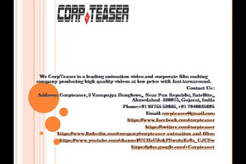 Motion Graphics video production