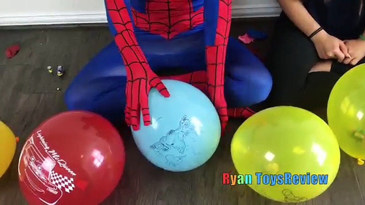 Spiderman Princess T Balloon Pop Toys Surprise Challenge Marvel Universe Guardian Blind Bag