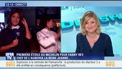 "Un honneur. J'ai beaucoup pleuré..." Les premiers mots de Fanny Rey, seule femme étoilée au Michelin cette année