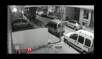 Avcılar'da dehşet anları kamerada...